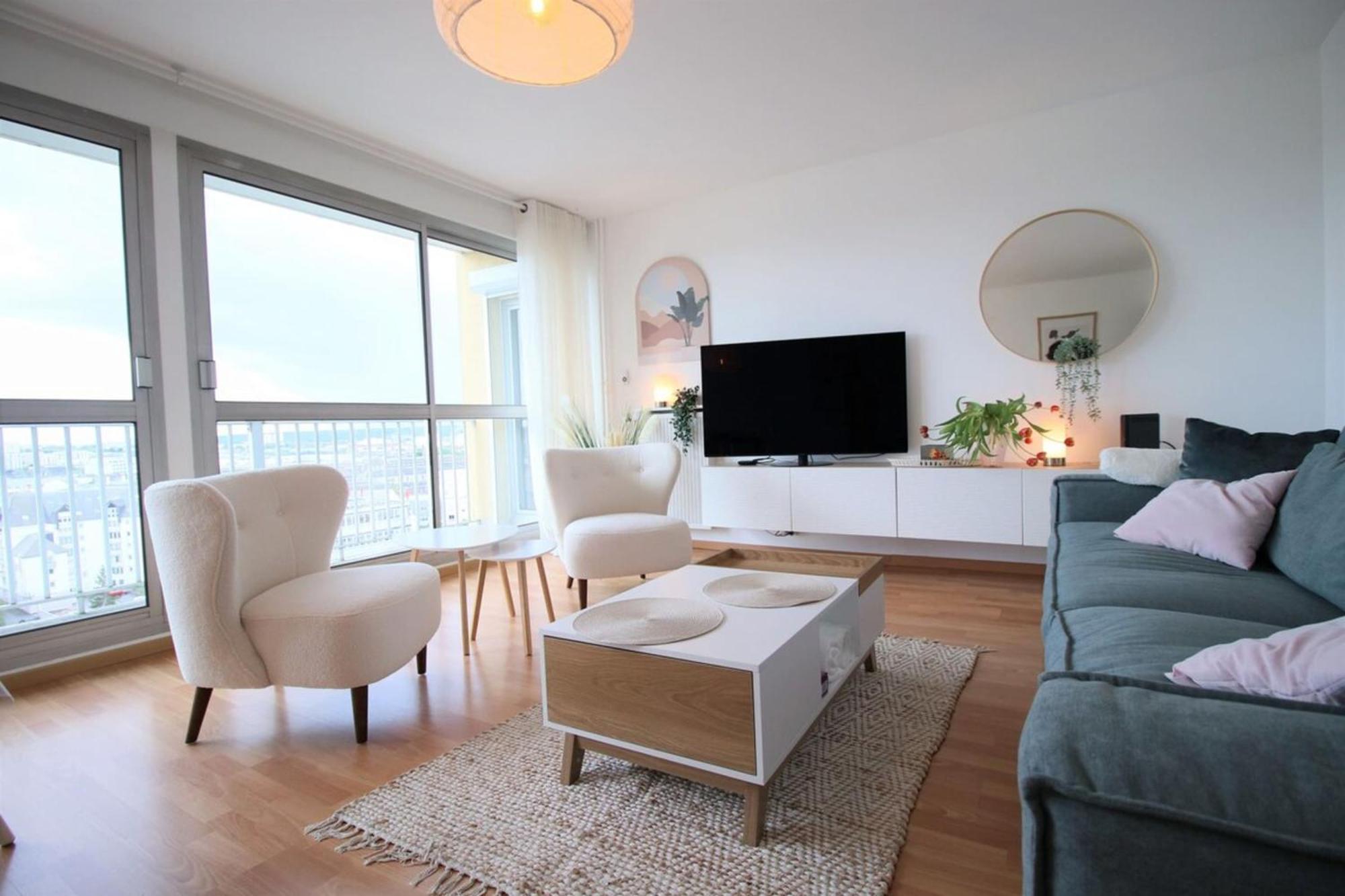 Le Ravissant Merveilleux F3 Avec Vue A Apartment Rouen